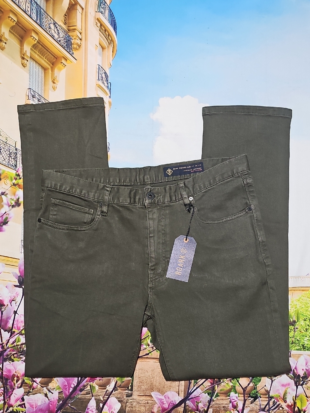 Roark Green Jeans Size 36x32 NWT